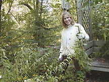 Kathy Tank gardening