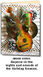 lute and candle card